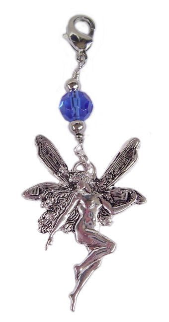Charm Large Silver - Fairy, Ponytail Wrap charm – Hair Twisters